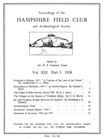 Vol 21, Part 1 Cover