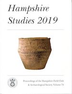 Vol 74, 2019, Hampshire Studies - front cover