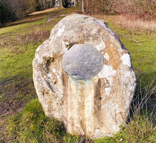 The Poet's (Edward Thomas) Sarsen Stone