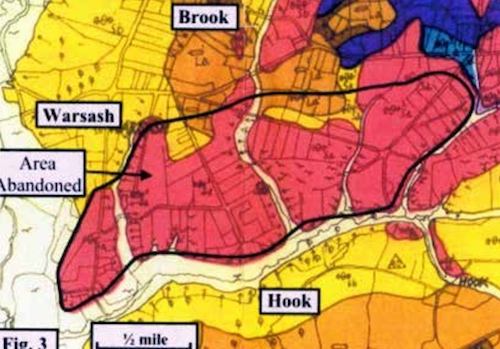 Map of soils in the Warsash District